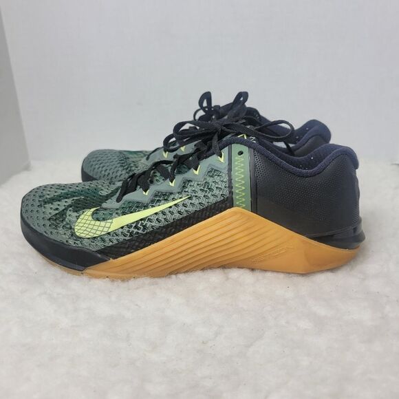 Nike Metcon 6 Mens Shoes Size 7.5 Black Green Camo  CrossFit Training Sneakers - Picture 2 of 10